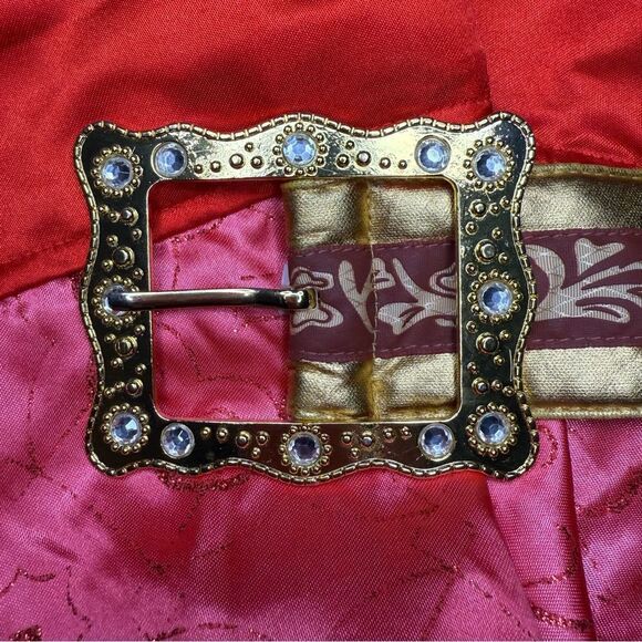 Sz 4 Disney Elena of Avalon Red and Gold Dress Costume - Picture 12 of 12
